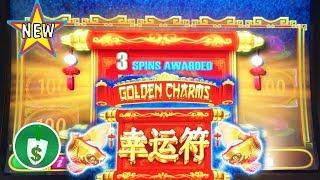 •️ NEW - Golden Charms slot machine, bonus