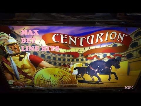 ~COIN SHOWS~Aristocrat Centurion | MAX BET Slot Machine Line Hits