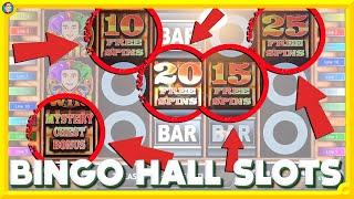 Bingo Hall Slots: Treasure Chests, Bullion Bars 500, Galactic Wheel & More!!