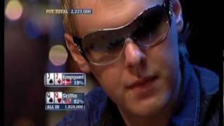 Gavin Griffin GavinGriffin -EPT 3 - Griffin all-in and Kongsgaard crushed -  PokerStars.com