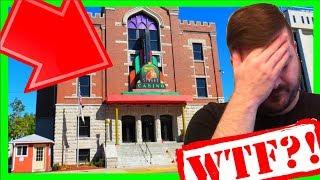 NOW IVE SEEN EVERYTHING! Playing Slot Machines In A CHURCH! Praying For BIG WINS W/ SDGuy1234
