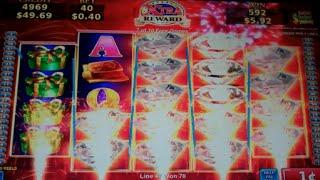 Love Stacks Slot Machine Bonus + Retrigger - 10 Free Games with 5th Reel Wild - Nice Win