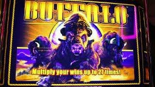 BIG WIN - Buffalo Slot Machine Bonus - Line Hit
