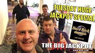•Tuesday Huge Slot Jackpots from Hard Rock Casino•
