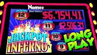 JACKPOT INFERNO Slot Machine - MAX BET Long Play - Fun Session!