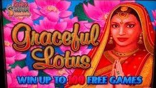 Graceful Lotus (.25 cent denom) -Konami Slot Machine Bonus