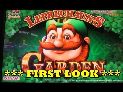Konami - Leprechaun's Garden!  *** First Look ***