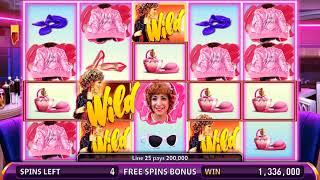 GREASE: TOO PURE TO BE PINK Video Slot Casino Game with a FROSTY PALACE FREE SPIN BONUS