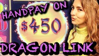 JACKPOT HANDPAY with So Many Bonus Games on Dragon Link in Vegas!