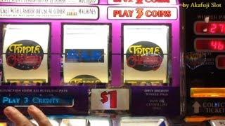 Big Win Triple Cherry  $1 Slot -3 Reels @ Pechanga Resort & Casino [赤富士] [アカフジ] [女子スロット] [カジノ] IGT