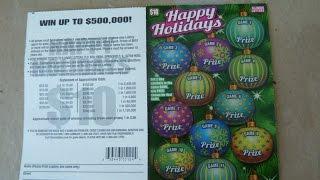 Happy Holidays Lottery Ticket