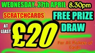 SCRATCHCARDS..THE GRAND FINAL.DRAW..
