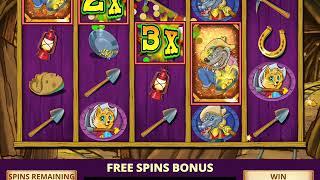 MINER 49er Video Slot Casino Game with a RETRIGGERED DYNAMITE FREE SPIN BONUS