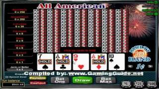 All American 100 hand Video Poker