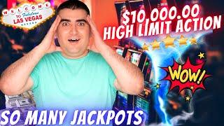 $10,000 On High Limit Slot Machines With HUGE WINS & HANDPAY JACKPOTS | The Power Of NG Slot