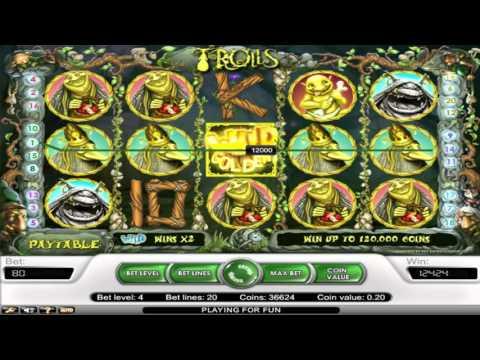 Free Trolls slot machine by NetEnt gameplay ★ SlotsUp