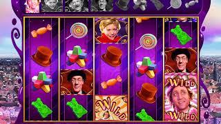 WILLY WONKA AND THE CHOLOLATE FACTORY Video Slot Casino Game with a WONKAVATOR  FREE SPIN BONUS