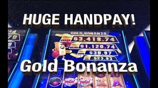BIG HANDPAY!  Gold Bonanza Slot Machine