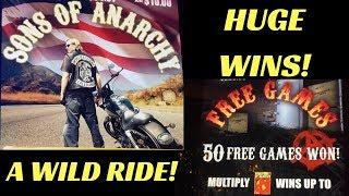 *A WILD RIDE* with SONS OF ANARCHY *Huge Wins!* Cosmo Las Vegas