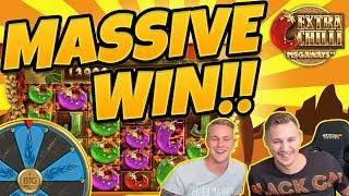 MASSIVE WIN!! Extra Chilli BIG WIN - Epic WIn on Casino games from Casinodady LIVE STREAM
