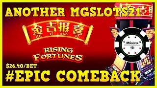 •️HIGH LIMIT RISING FORTUNES JIN JI BAO XI  •️EPIC COMEBACK Slot Machine Casino