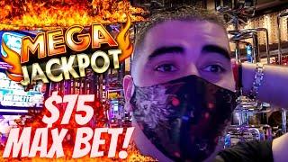 My BIGGEST JACKPOT On High Limit 3 REEL Red Hot 21 Slot Machine -$75 BET | Epic High Limit Slot Play
