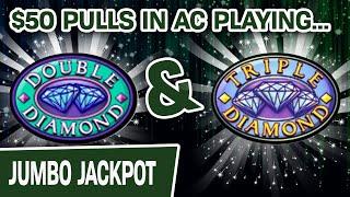 ⋆ Slots ⋆ $50 Pulls on Double & Triple DIAMOND Slots ⋆ Slots ⋆ JACKPOT in Atlantic City