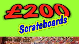 BIG £200 SCRATCHCARD GAME..MONOPOLY.SPIN £100