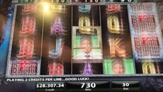 Giant Bonus Round Win on lucky Slot Machine at $300 a pull