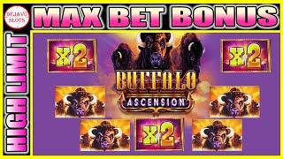 Wife Put $1800 Into HIGH LIMIT BUFFALO ASCENSION MAX BET! Watch What Happens Next!