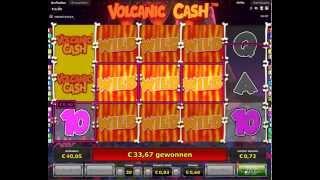Volcanic Cash Slot -  15 Freispiele  - netter Gewinn