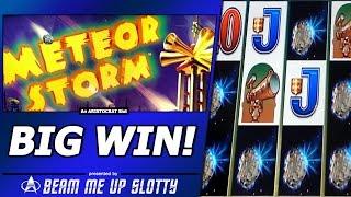 Meteor Storm Slot Bonus - Free Spins, Big Win!