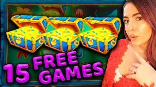 15 FREE GAMES on ULTRA HOT HIGH LIMIT FIRE LINK Slot Machine at HARD ROCK CASINO