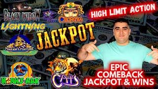 Jackpot & Big Wins ! Let's Gamble In High Limit Room At The Cosmo - EPIC COMEBACK! Live Slot JACKPOT