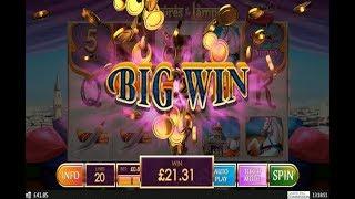 BIG Wins on the NEW Treasures of the Lamps Online Slot from Playtech