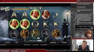 Invisible man - BIG WIN - Illuminati Casino Slot