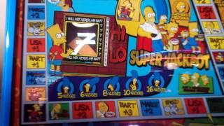 Sunny Steak And Simpsons Fruit Machine gameplay! Arcadia Isle Of Wight 2017