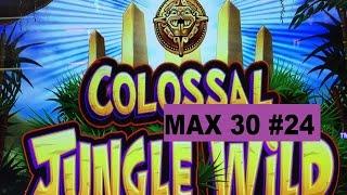 •MAX 30 ( #24 ) •COLOSSAL JUNGLE WILD Slot machine (WMS)•$6.00 MAX BET