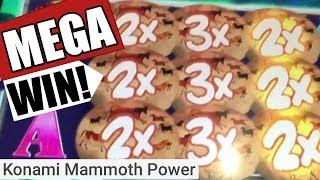 Mammoth Power Slot Machine MEGA WIN over 300 X Bet!! | Compilation Of Games