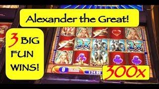 MASSIVE WIN - Alexander the Great Slot Machine!