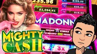 OPEN YOUR HEART TO ME! ★ Slots ★ MIGHTY CASH MADONNA Slot Machine (Aristocrat)