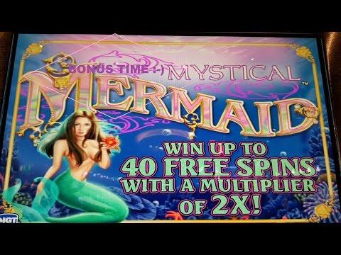*GOOD BONUS* IGT Mystical Mermaid | Free Games w/retrigger