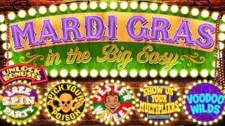 Mardi Gras Slot -  GREAT BONUS - All Features!