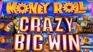 Money Roll Slot Machine * CRAZY BIG WIN * Free Games RETRIGGERS!