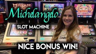 Michelangelo Slot Machine!! Unique BONUS!! Nice WIN!!