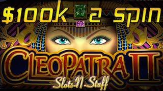 30 Minutes High Limit Cleopatra 2 Play Multi Bonus Jackpots