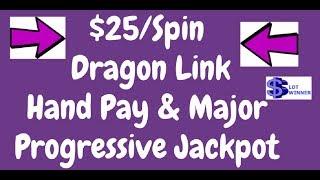 $25/Spin Hand Pay & MAJOR Progressive Jackpot Slot Machine Slot #slot #slotwinner #pokie #pokies