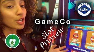 #G2E2018 GameCo - Nothin' but Net 2, The Secret Temple, Skill Multiplayer slot machines