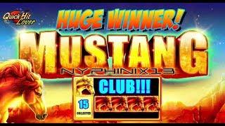 •NEW DELIVERY•  Ainsworth - MUSTANG Slot Live Play Bonus HUGE WIN!!!!
