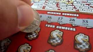 "Illinois Millions" $20 Illinois Lottery Instant Scratch Off Ticket